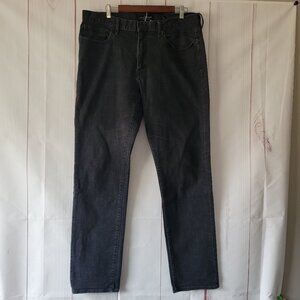 Buckle Lucky Brand Jeans, Men’s 36/34 Black Denim 410 Athletic Slim, EUC 120/35